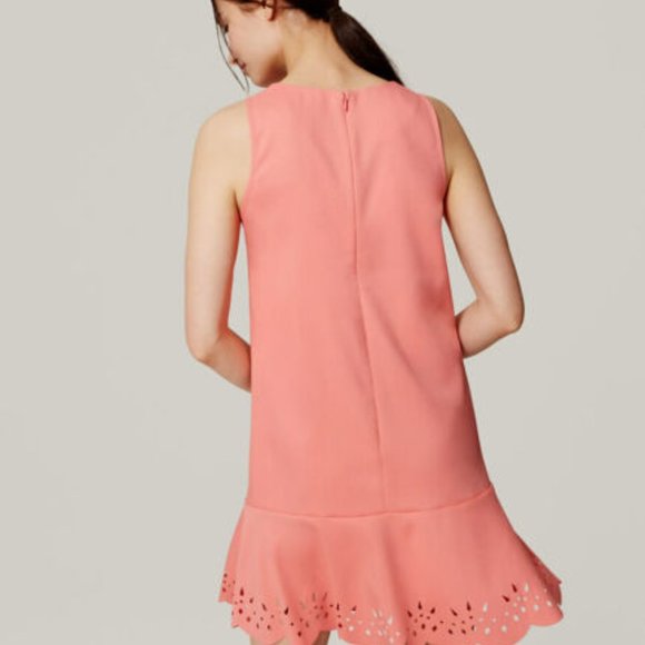 Ann Taylor Loft Laser Cut Hem Dress - Picture 6 of 7